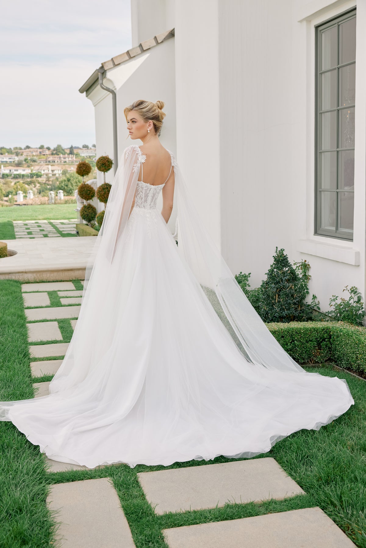 Graziella wedding dress in Diamond White