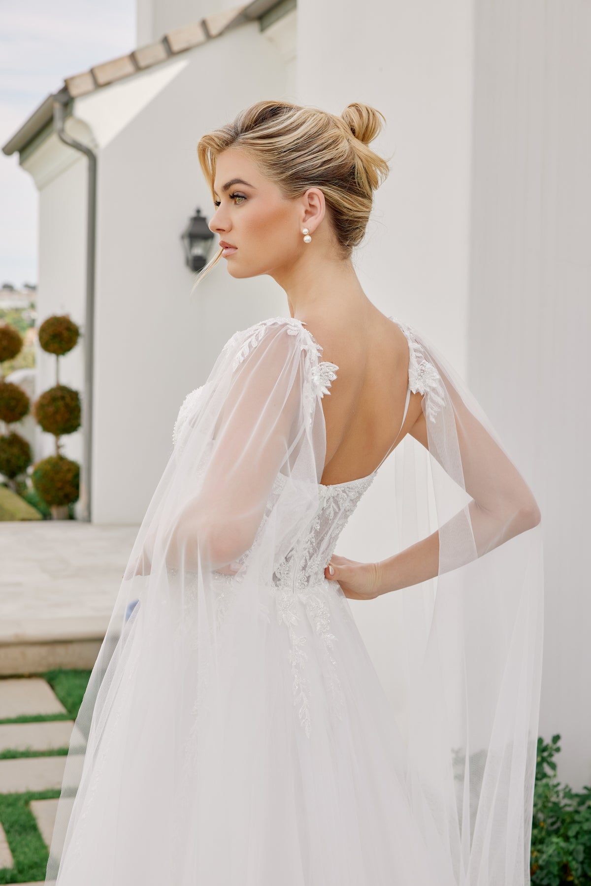 Graziella wedding dress in Diamond White