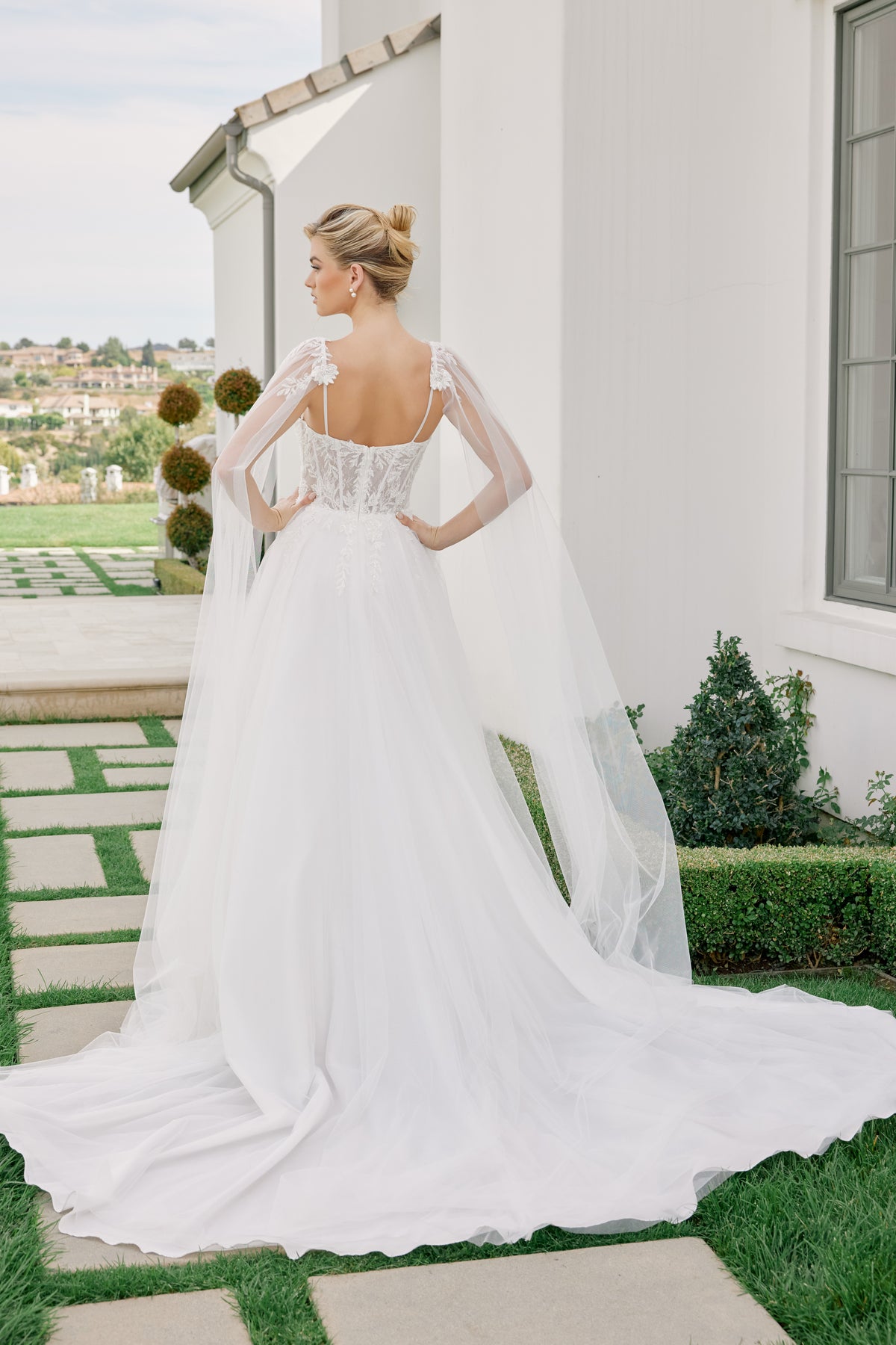 Graziella wedding dress in Diamond White