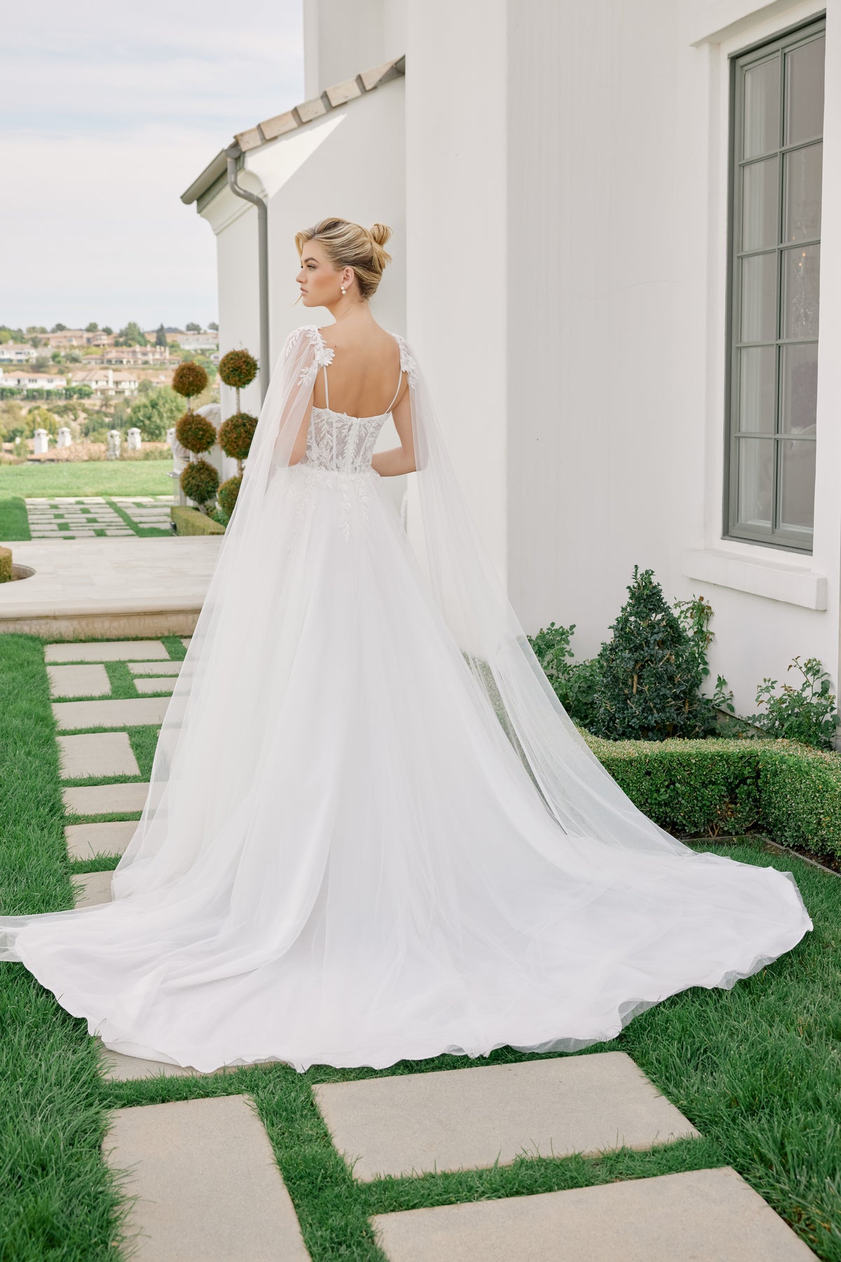 Graziella wedding dress in Diamond White