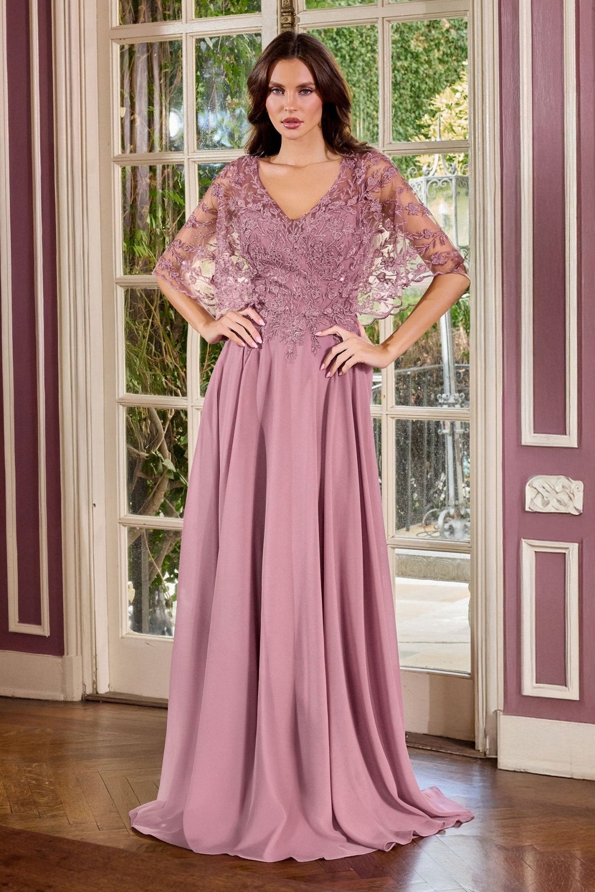 Hall in Dusty Mauve — view 8