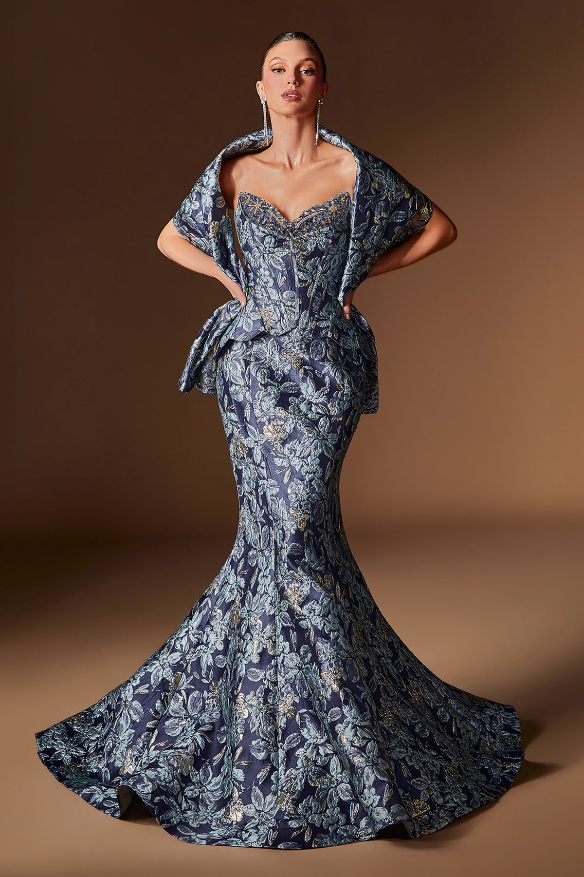 Helena Navy formal gown