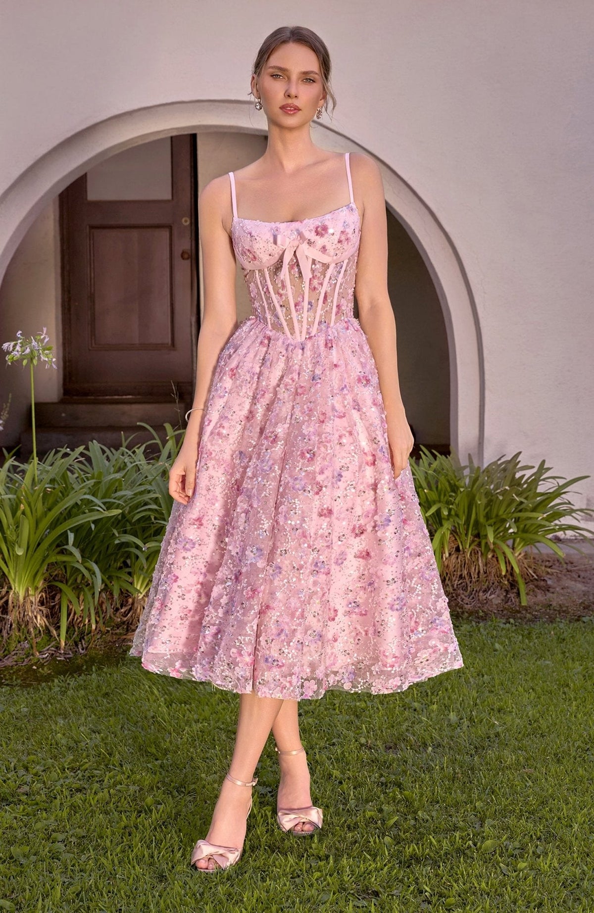 Hermia dress in Blush, view 1