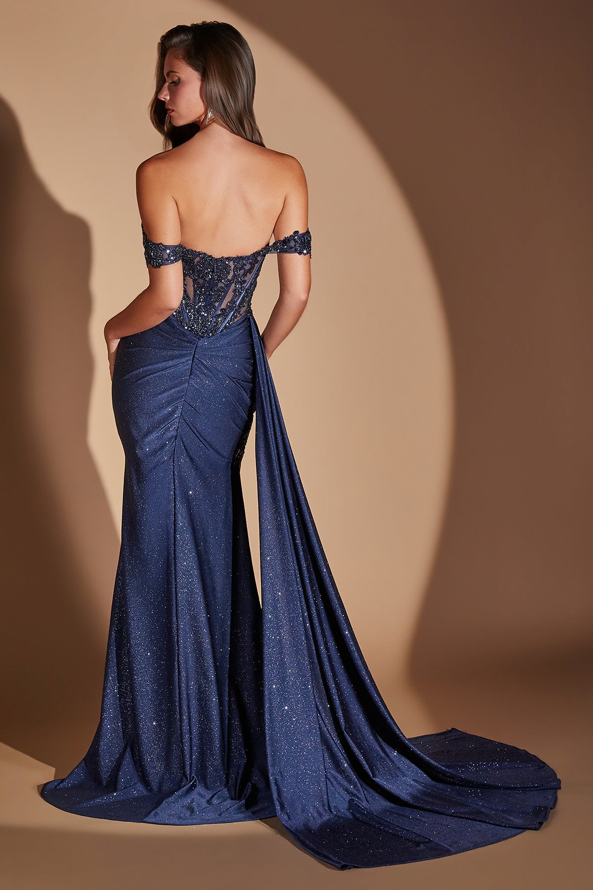 Indie in Navy — back view
