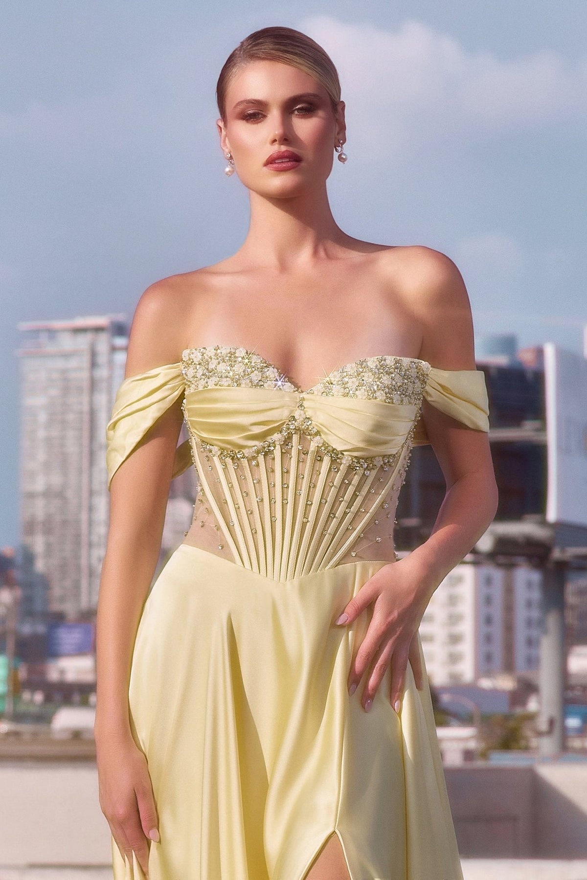 Juliana dress in Lt Yellow