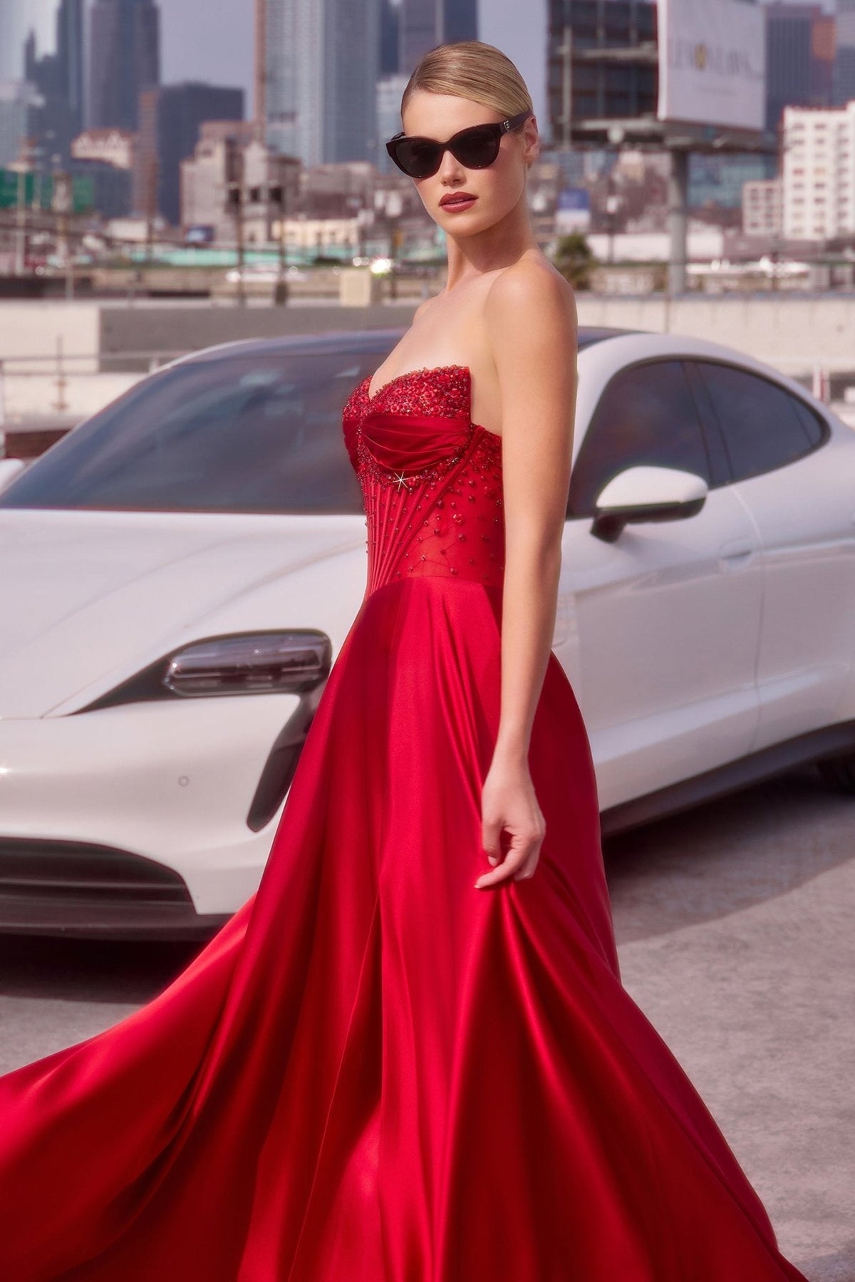 Juliana dress in Red