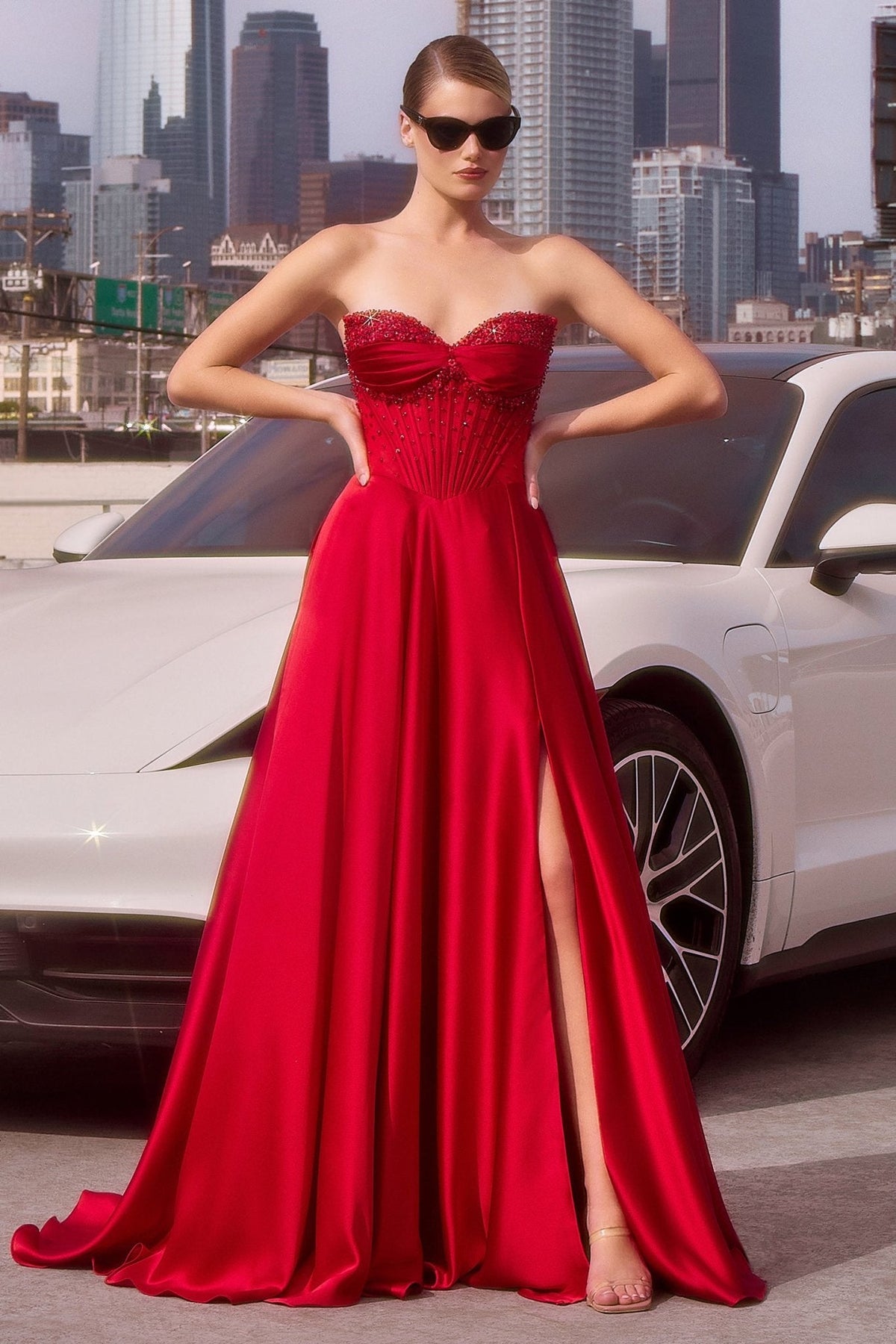 Juliana dress in Red