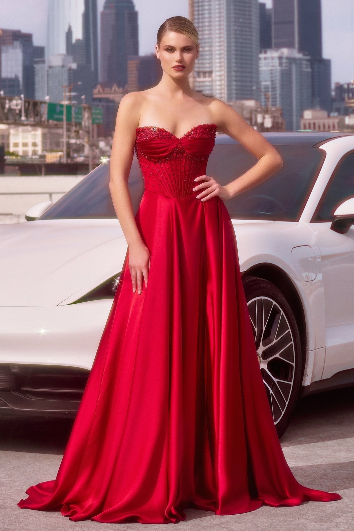 Juliana dress in Red