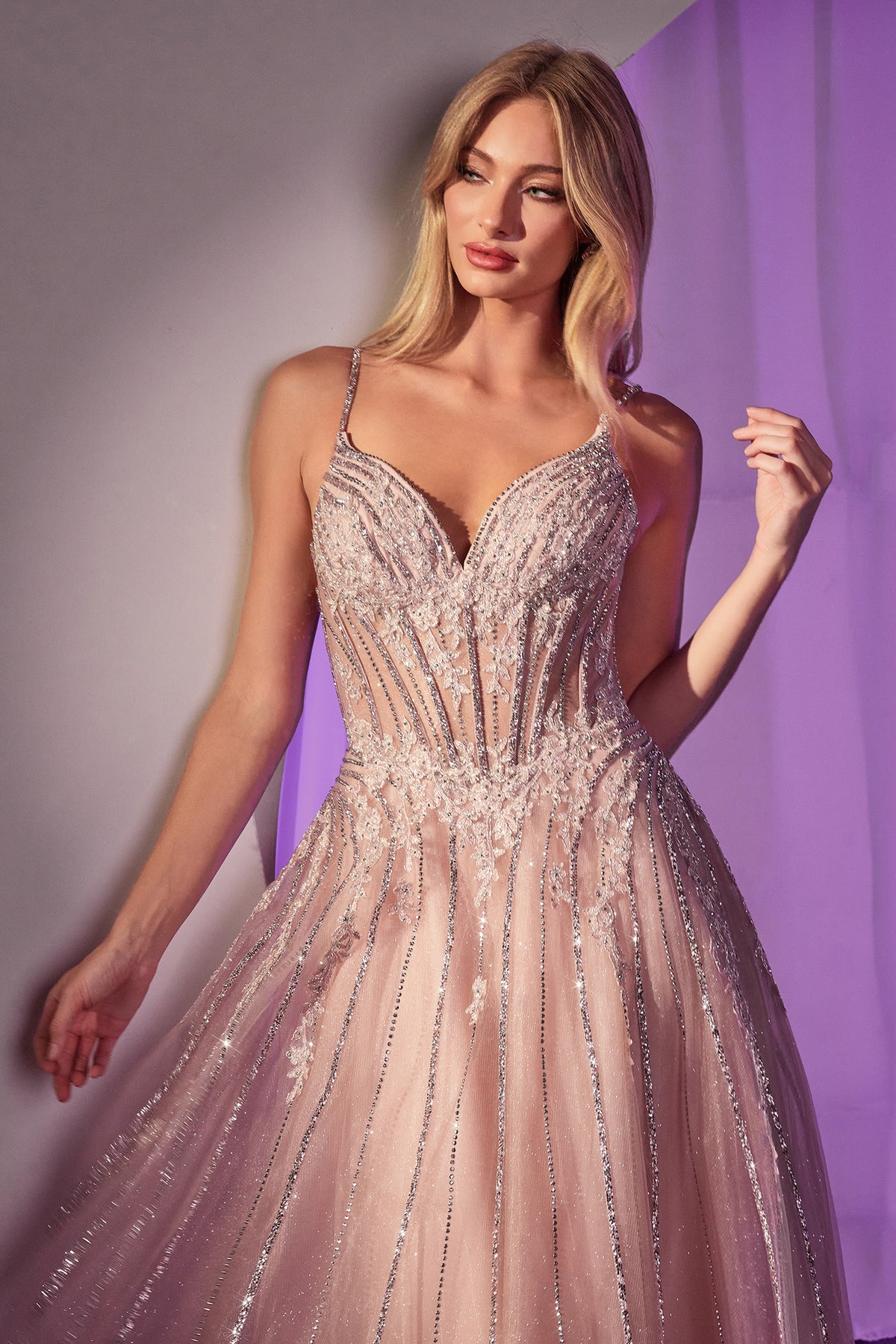 Minori dress in Dusty Rose