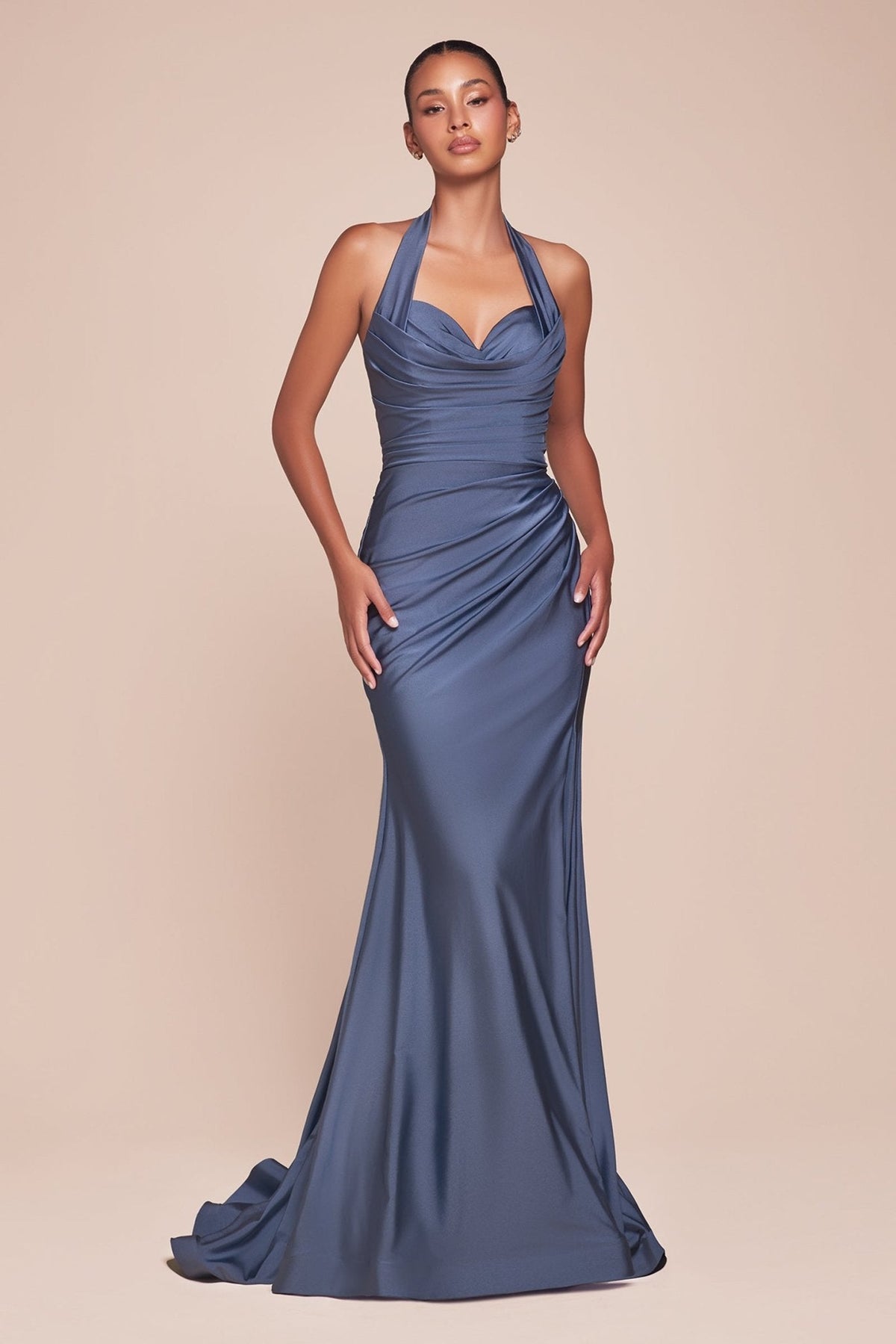 Mystic dress in Smoky Blue