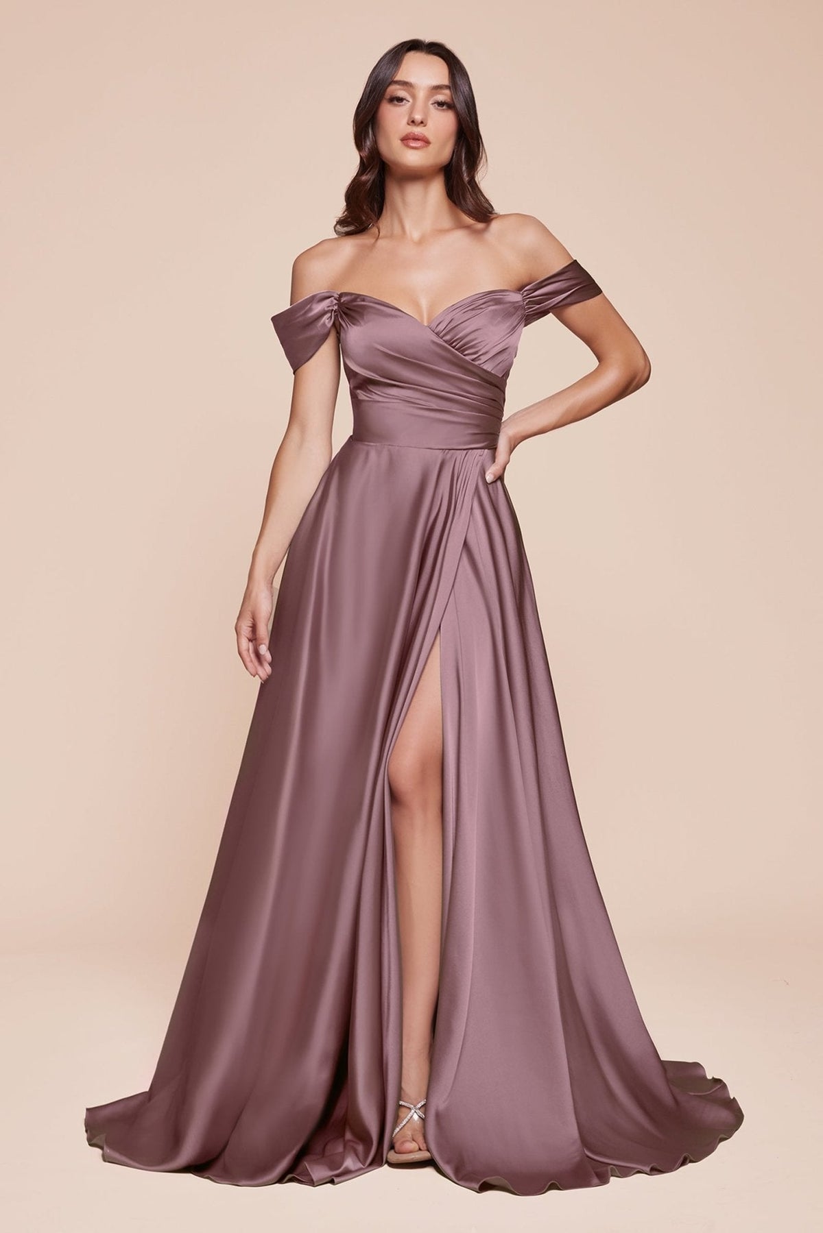Natalie regular dress — English Violet.