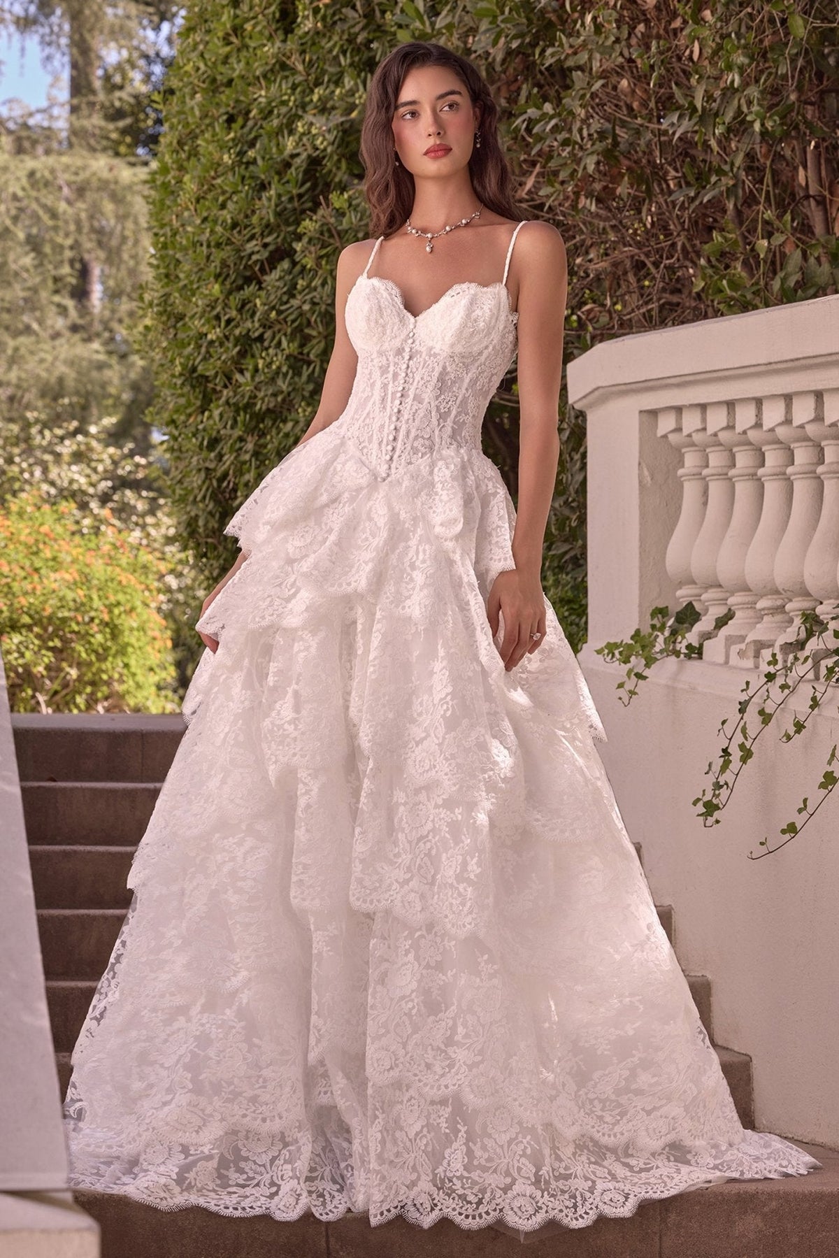 Odelia wedding dress in Off White, view 4