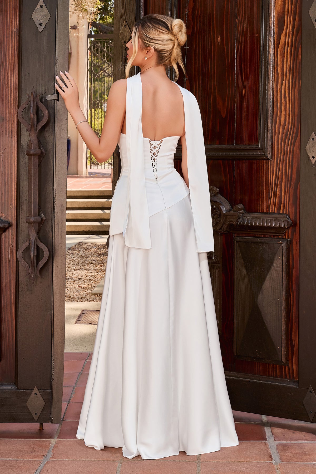 Oriana in Off White — back view