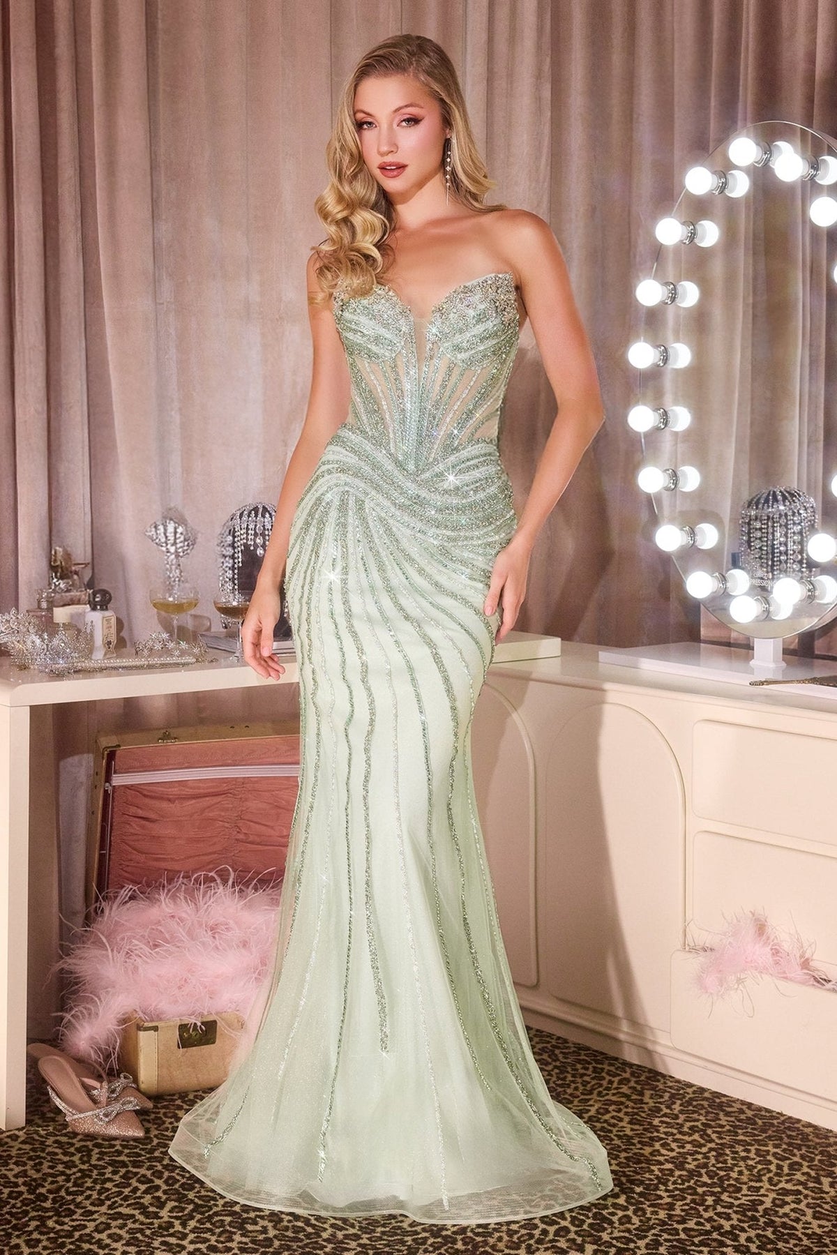Prescott dress in Sage
