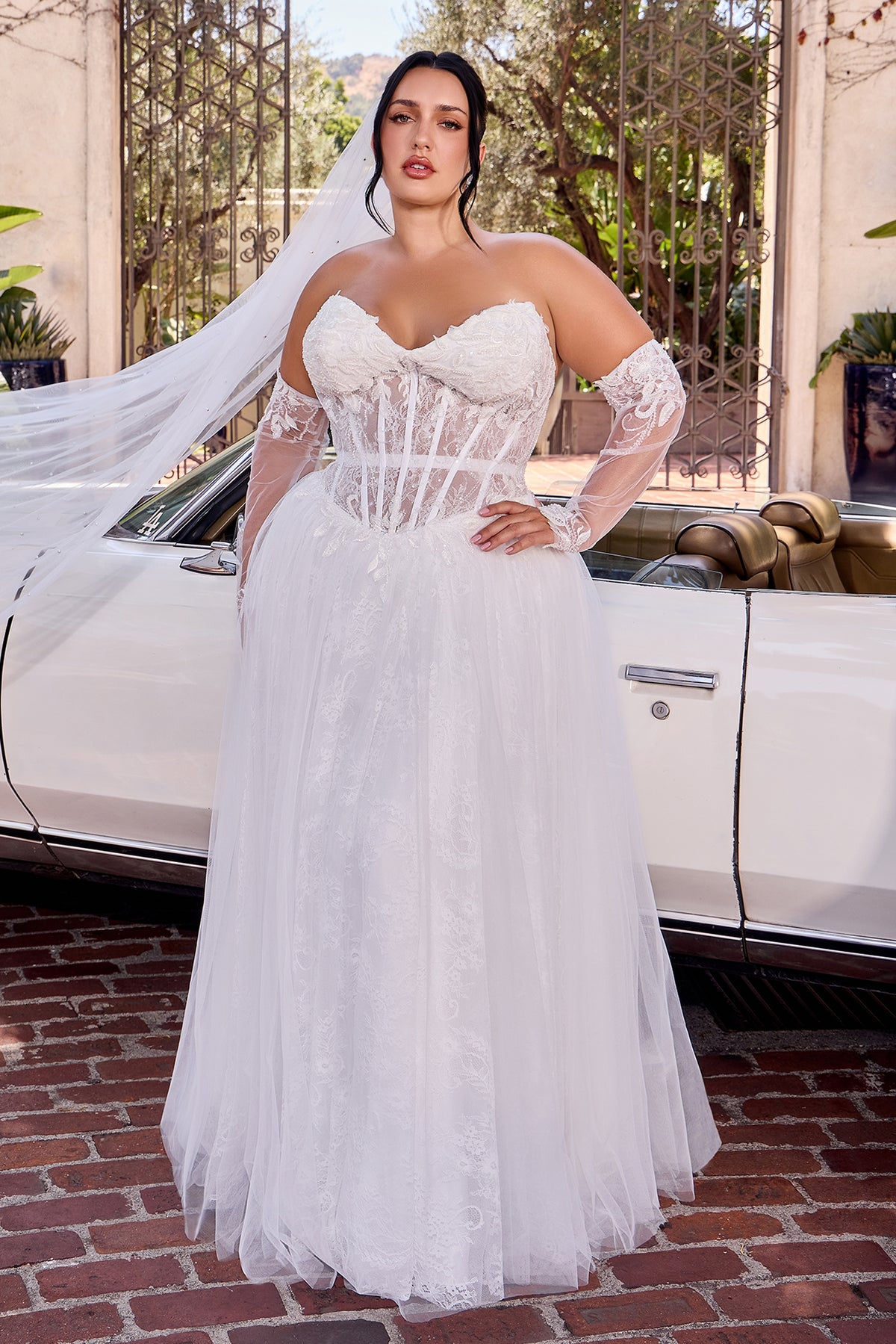 Reed Off White formal gown