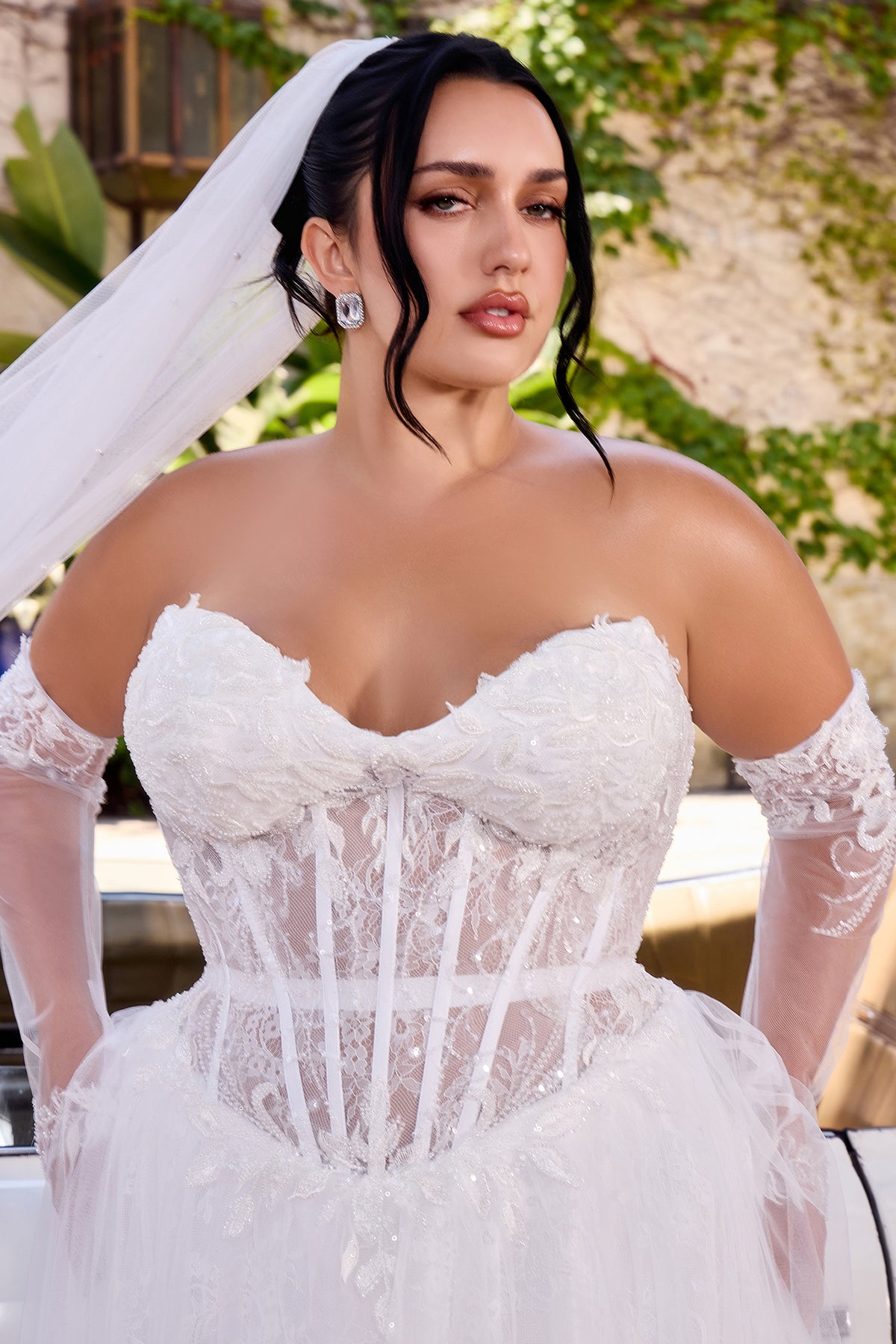Reed Off White formal gown