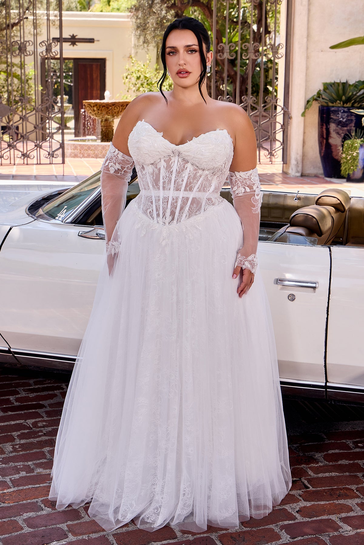 Reed Off White formal gown