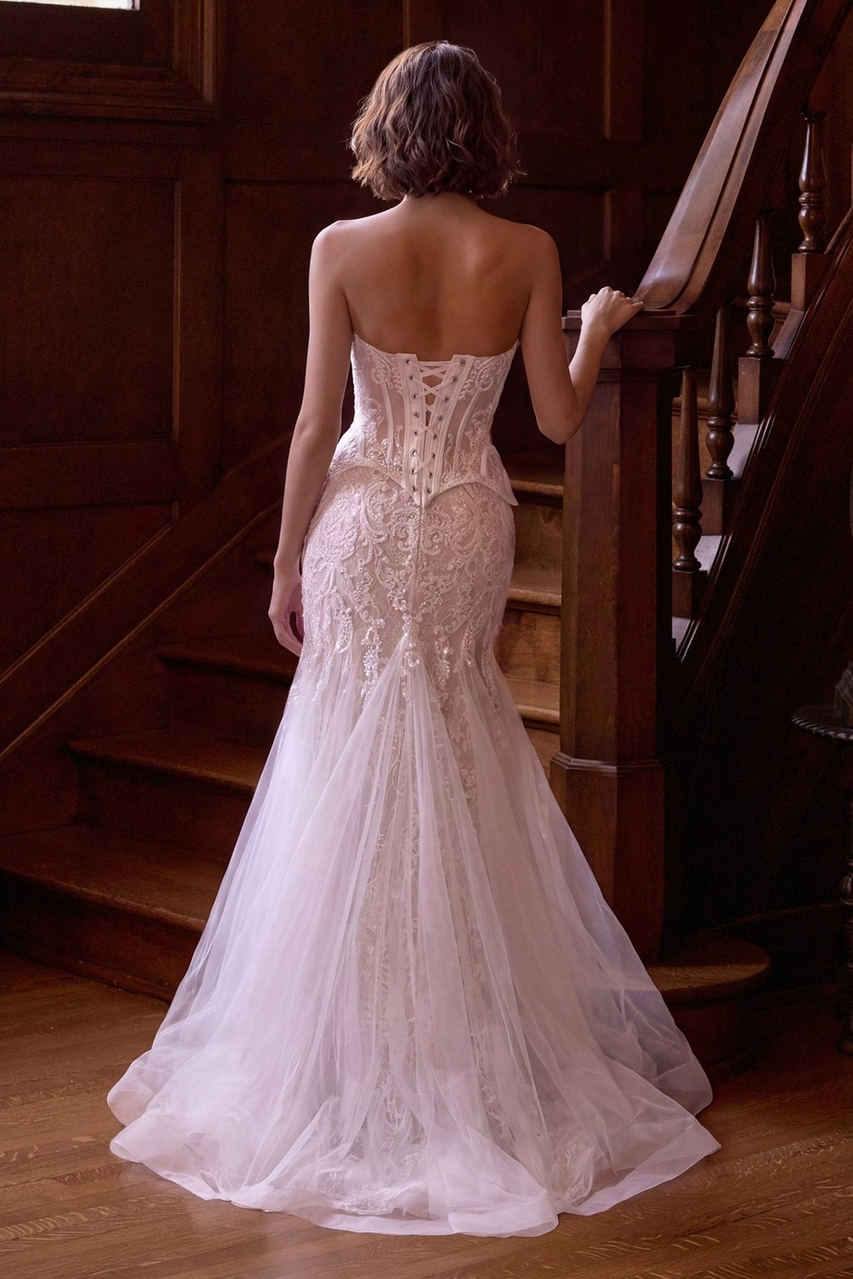 Rosamund wedding dress in Off White, view 3
