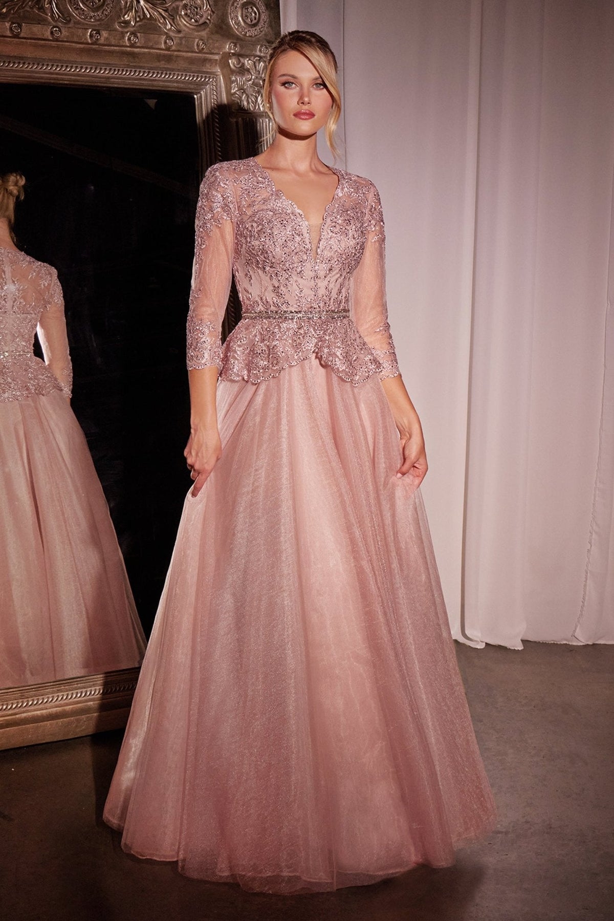 Seoni dress in Dusty Rose