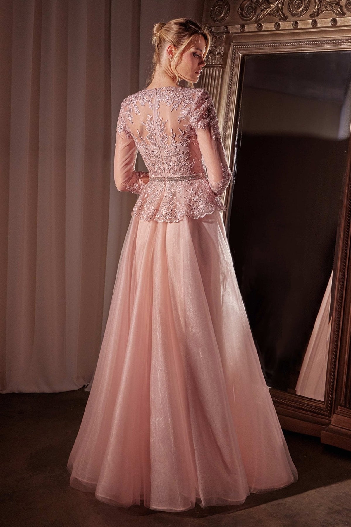 Seoni dress in Dusty Rose