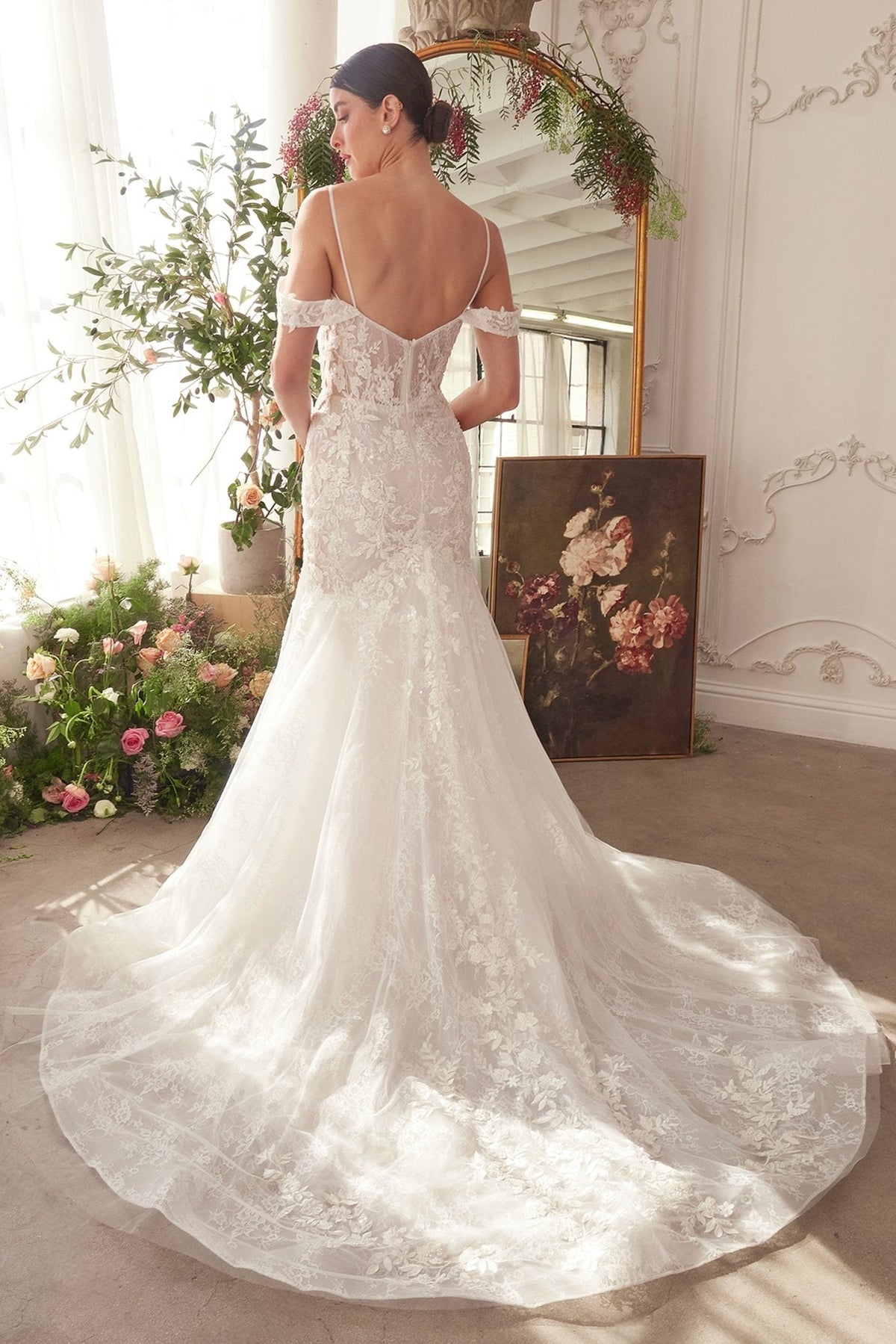 SOLARA wedding dress in Off White, view 2