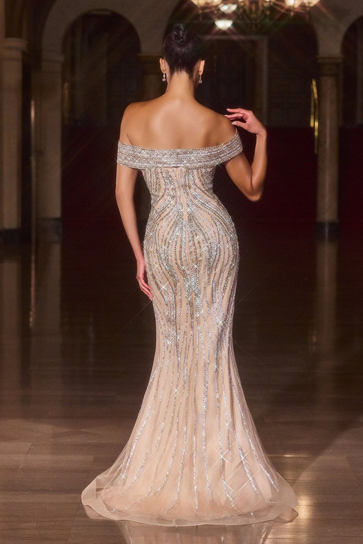 Sterling dress in Gold