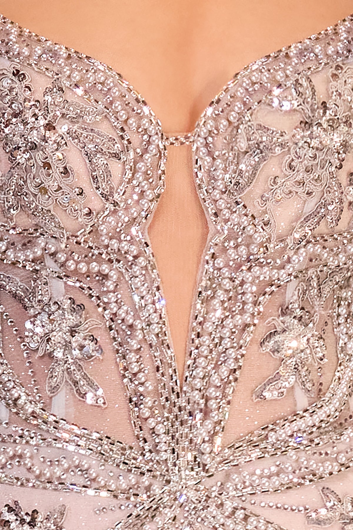 Eclipse — Silver/Nude dress
