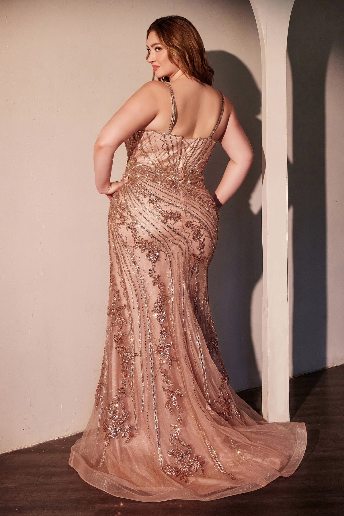 Patrick Curve — Rose Gold dress