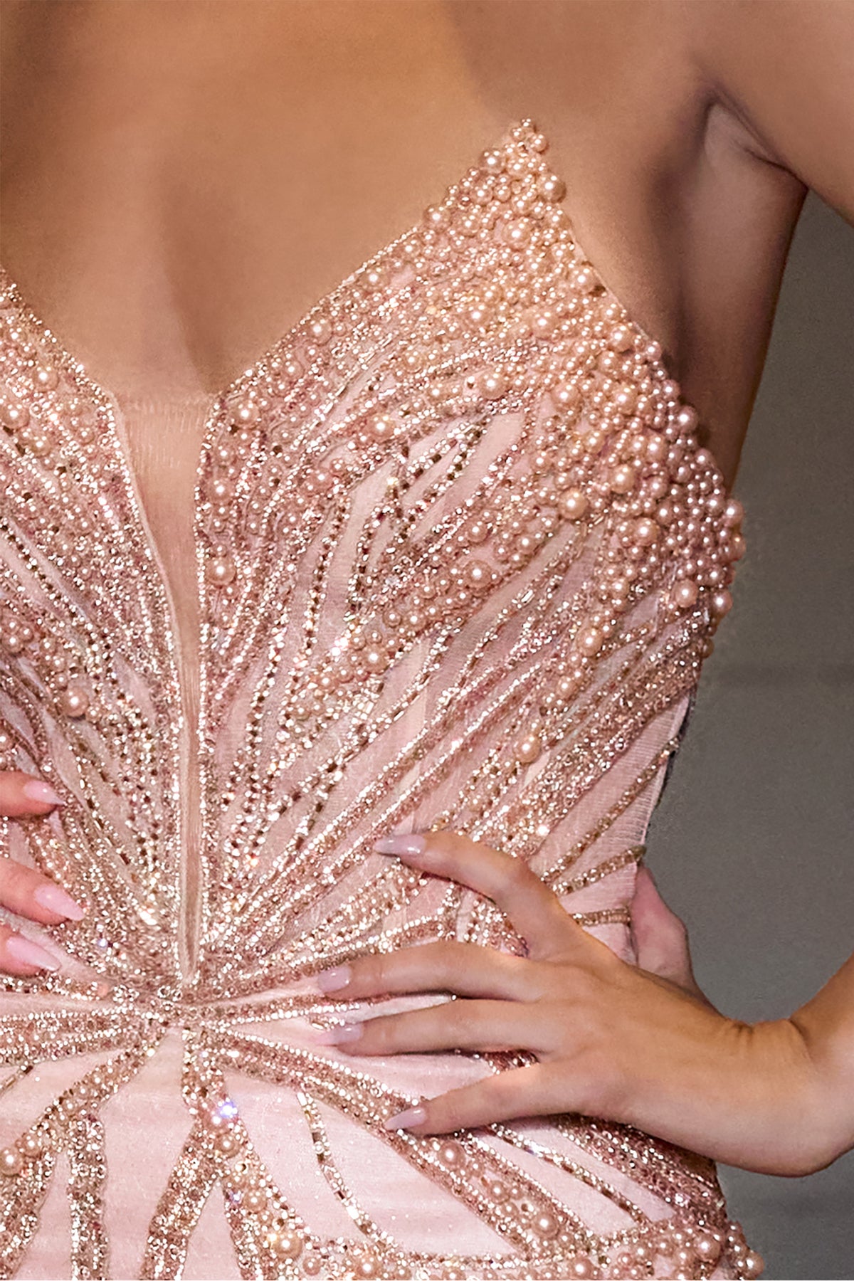 Tati — Rose Gold dress