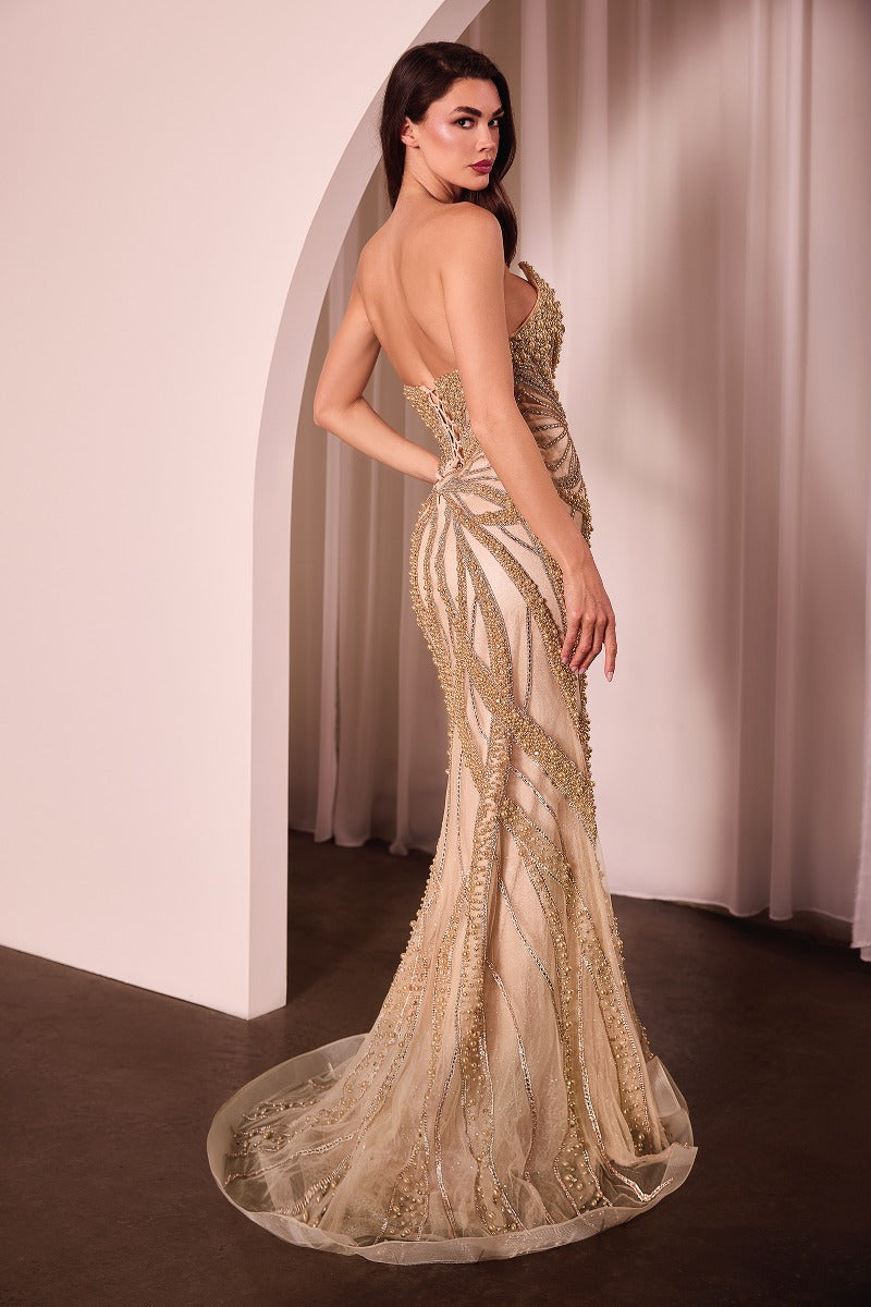 Tati — Gold dress