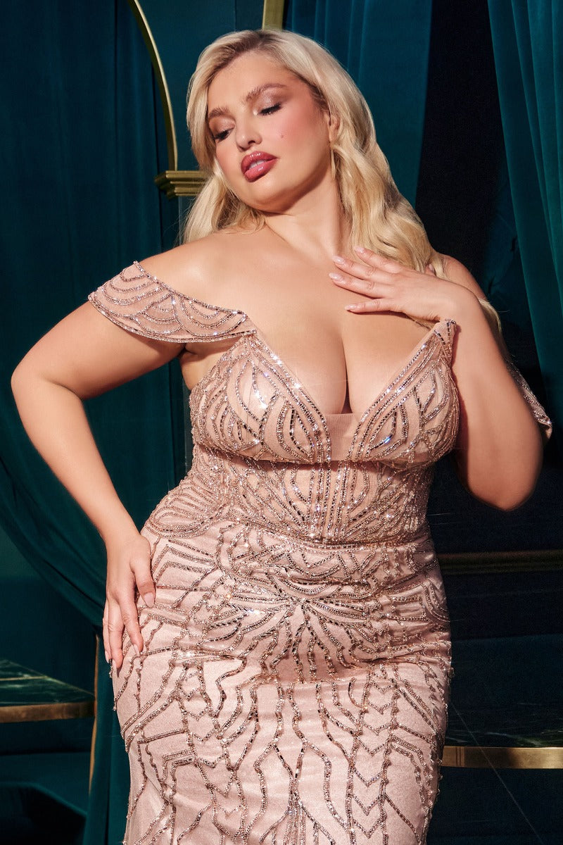 Desi — Rose Gold dress