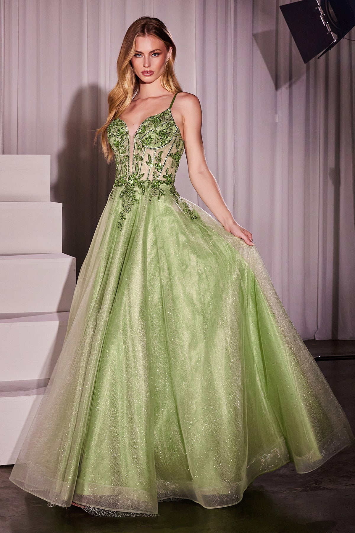 Carli — Greenery dress