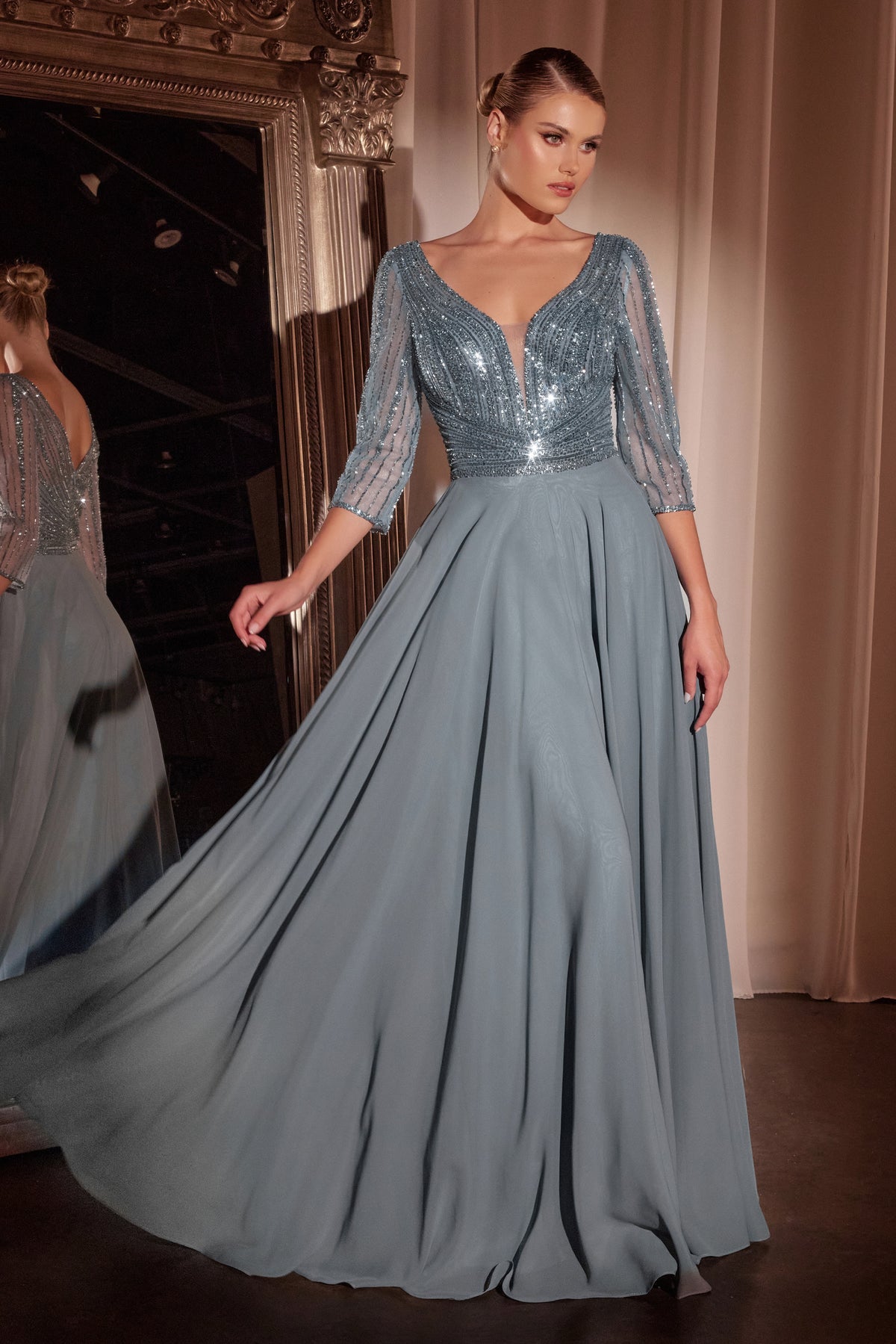 Soto — Smoky Blue dress