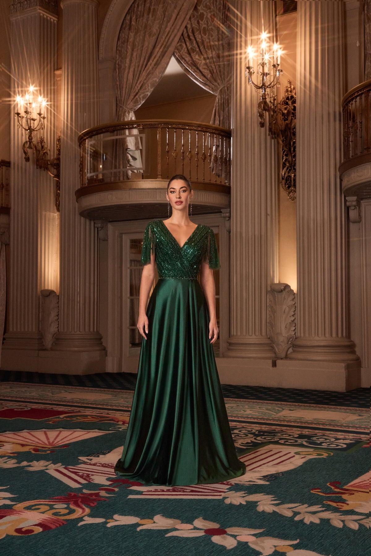 Novara — Emerald dress