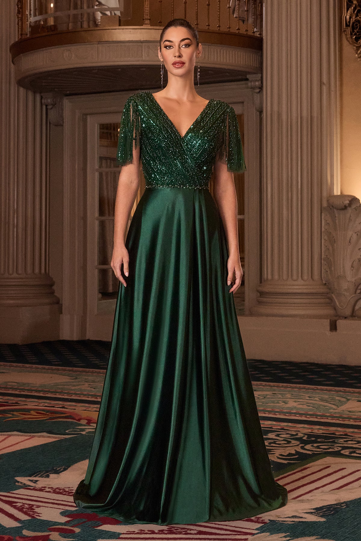 Novara — Emerald dress