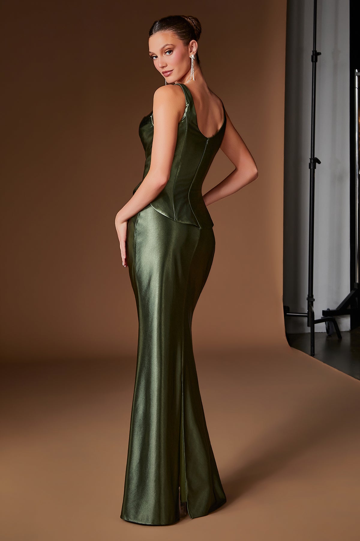 Waverly in Olive — back view