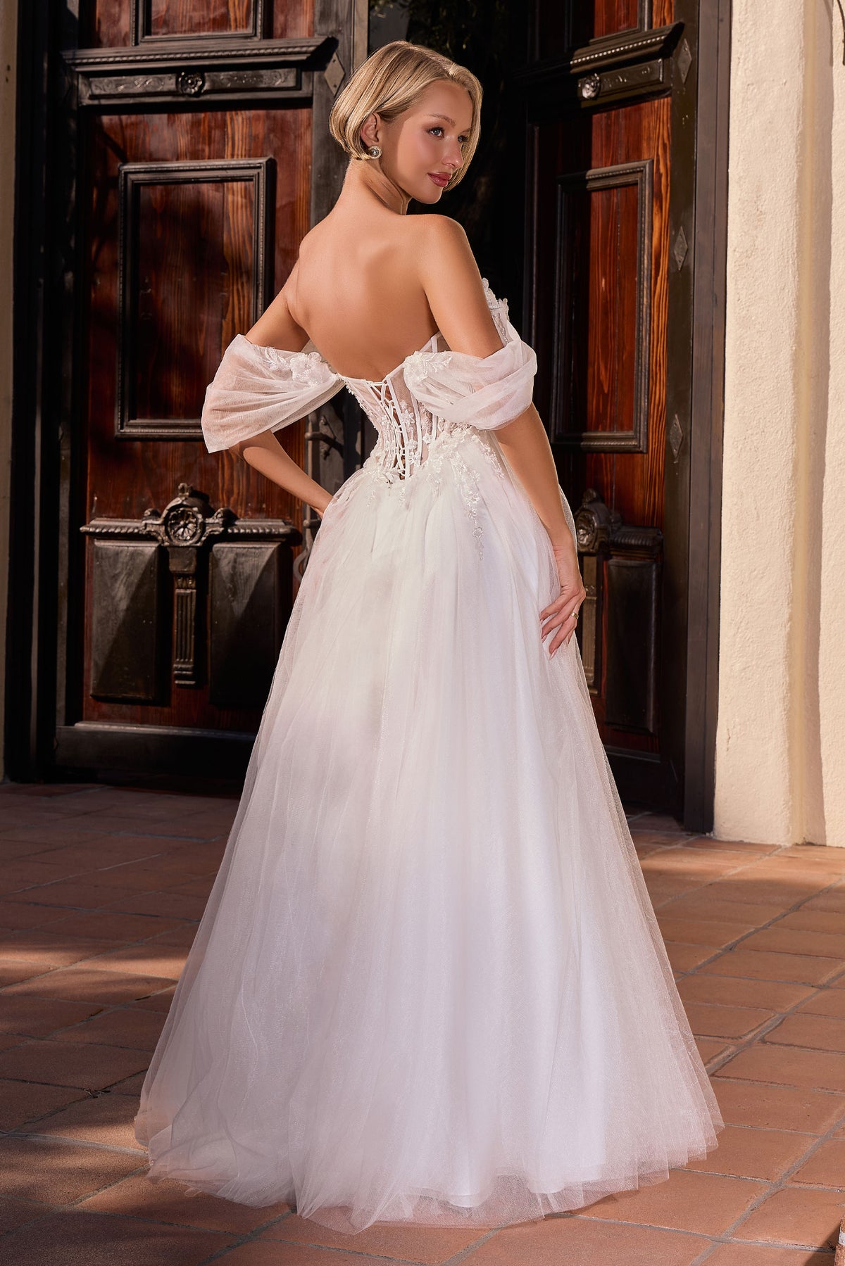 Winslet Off White formal gown