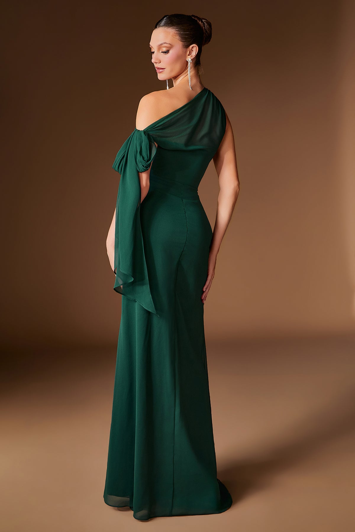 Xiomara in Emerald — back view