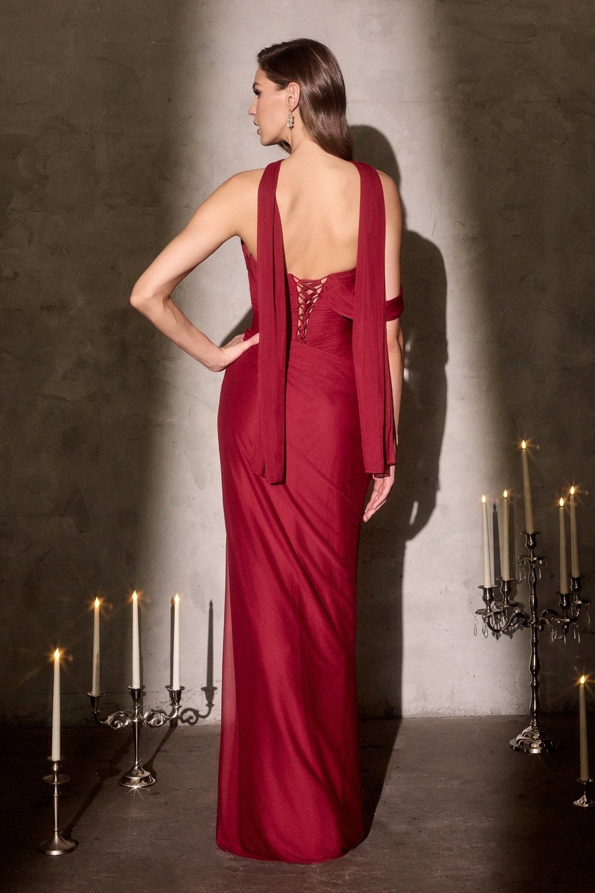 Zoraya dress in Burgundy