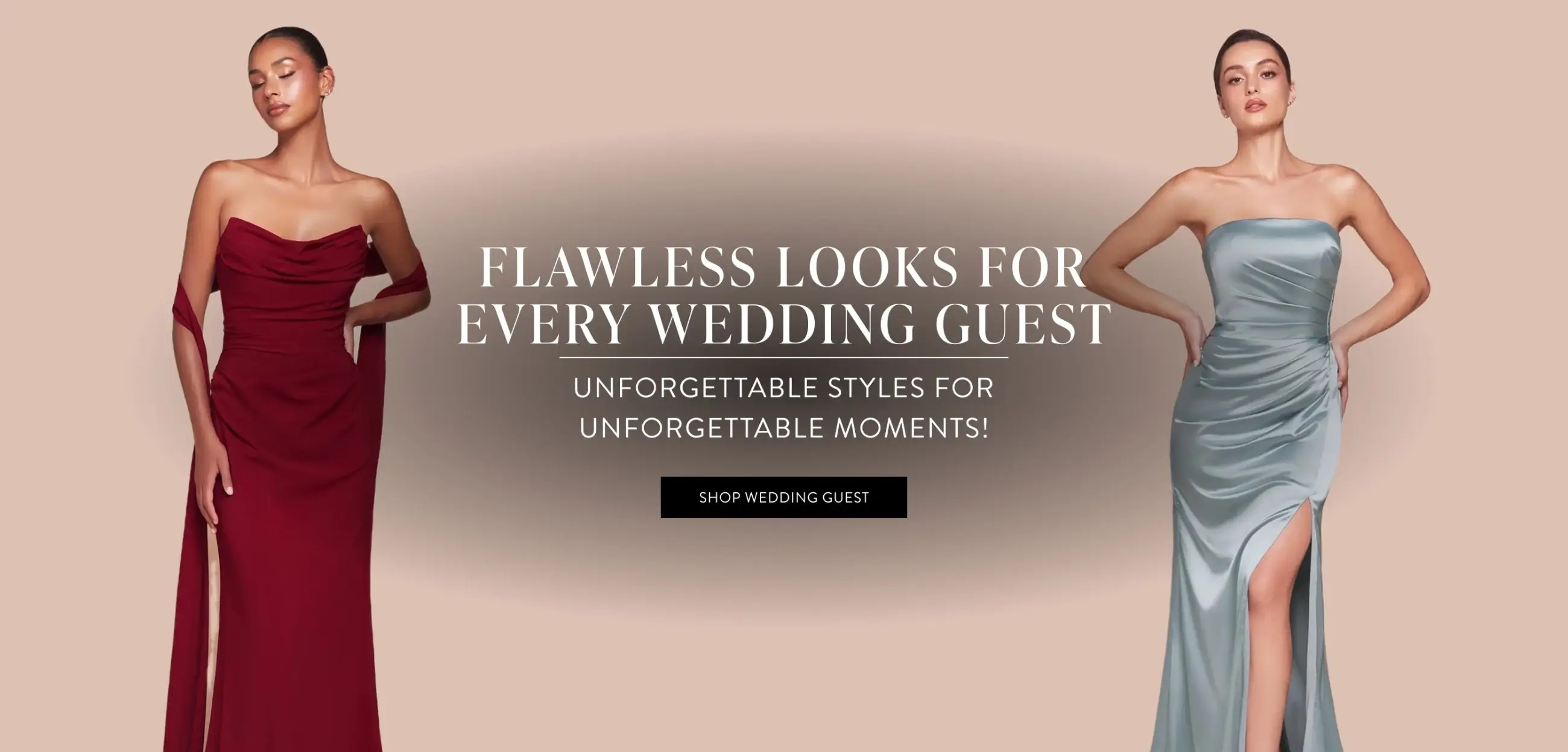 The Dress Shop wedding guest banner
