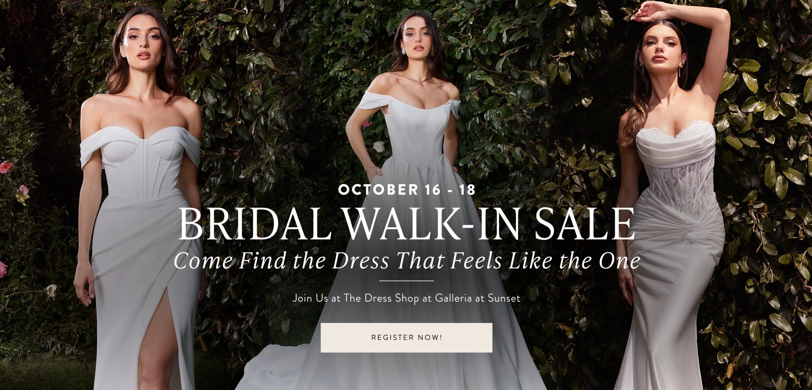 Bridal Walk-in Sale