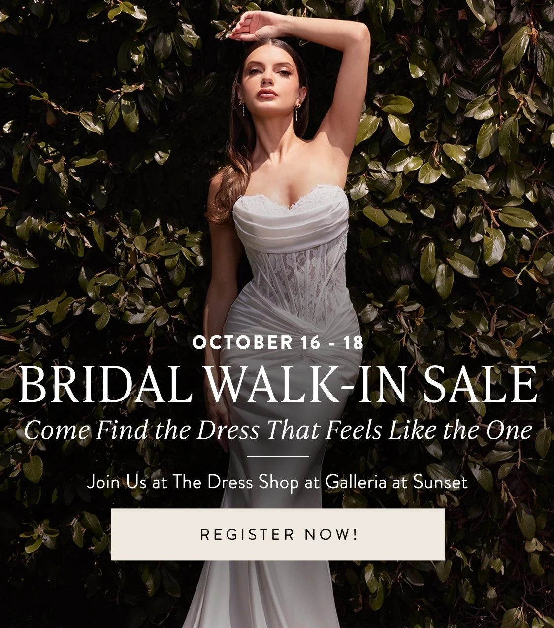 Bridal Walk-in Sale
